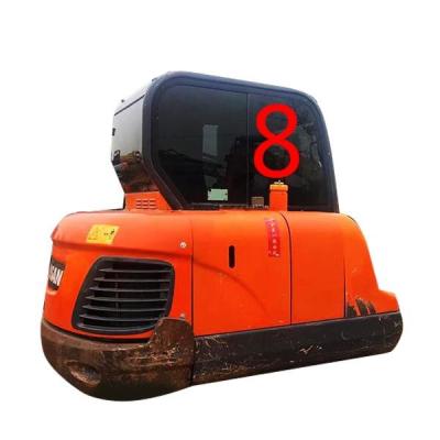 China Right Side 5mm Thick DOOSAN Glass Construction Machine Cabin for sale