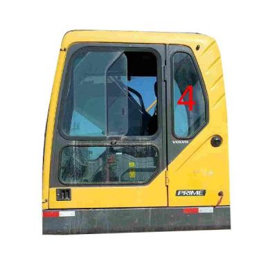 China EC360B VOLVO Mini Digger Glass Replacement Windshield Left Back Side Position No.4 for sale