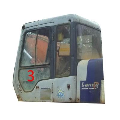 China 415mm Height HITACHI Excavator Glass Left Door Lower Position NO.3 for sale