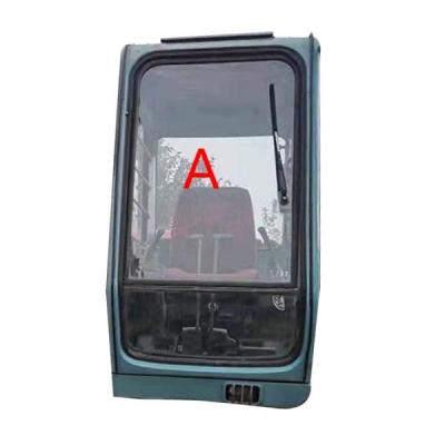 China 725mm Wide HITACHI Excavator Glass Tempered Front Up Position A for sale