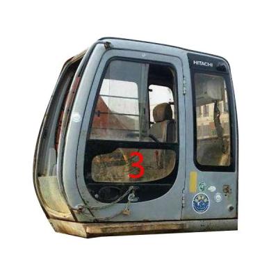 China 820mm Height HITACHI Excavator Glass Left Door Lower Position NO.3 for sale