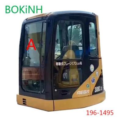 China 196-1495 CATERPILLAR Cab Glass Front Up Position A Tempered Windshield for sale