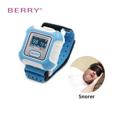 China Stand Alone Sleep Oxygen Monitor Wrist Pulse Oximeter 48 Hours Built In Memory for sale