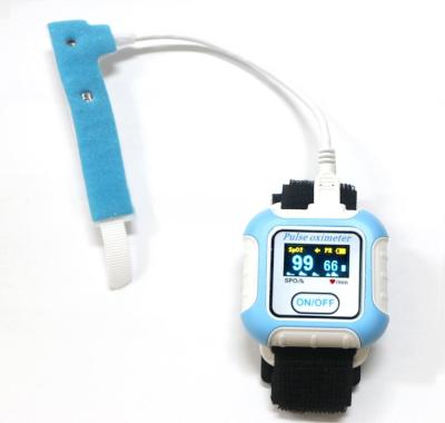 China Plastic Material Bluetooth Wrist Pulse Oximeter Sleep Aid Device With APP for sale