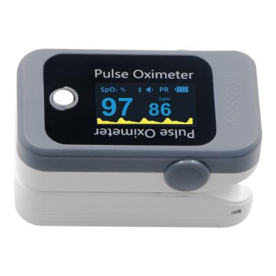 China OLED Spo2 Fingertip Pulse Oximeter With Removable Battery for sale