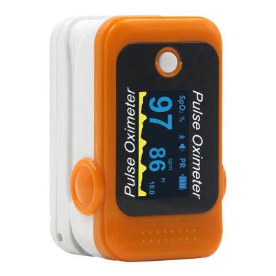 China 58mm X 34mm X 32mm Portable Pulse Oximeter 2 AAA Batteries Powered Spo2 Pi PR For Adult for sale
