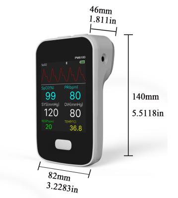 China SpO2 ECG.blood pressure, Temperature Test Multi Parameter Patient Monitor For Health Home for sale