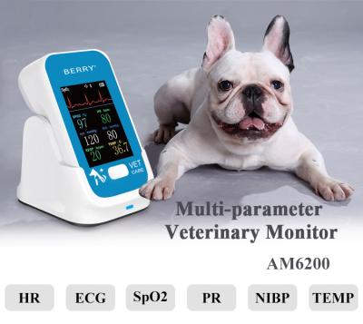 China AM6100 multi Parameter Bluetooth Veterinary Patient Monitor Medical Device Equipment for sale