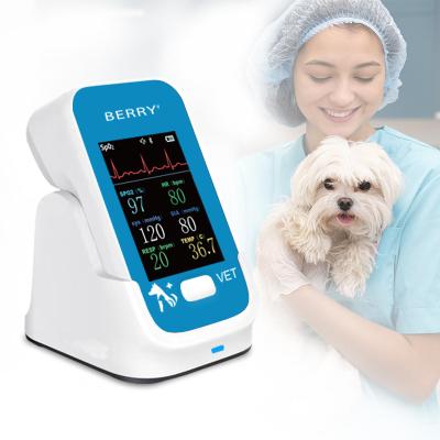 Chine Signes vitaux vétérinaires de haute qualité de paramètres de la température SpO2 NIBP de RP ECG 6 surveiller la machine animale de surveillance d'utilisation à vendre