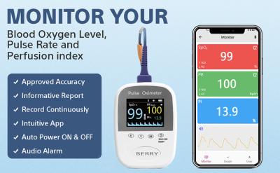 China 0.25kg Portable Blood Oxygen Meter With USB Interface for sale