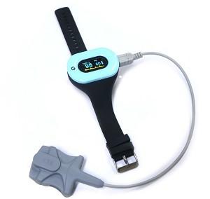 China Portable  Wrist Pulse Oximeter With Low Voltage Alarm And PI Optional Function for sale