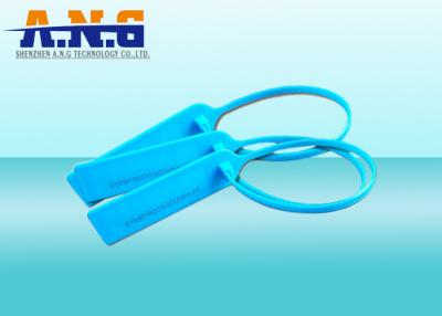 China PP HF Passive Rfid Tags , Self Lock Cable Tie Tag Security with Label Mark for sale