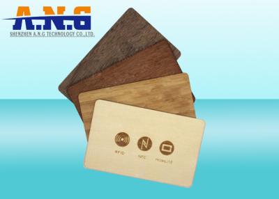 Китай Рециркулированная конференцией визитная карточка ключа RFID напечатанных карточек таможни деревянная продается
