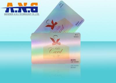 China Customize laser PVC RFID smart card / gift rfid business cards programming for sale