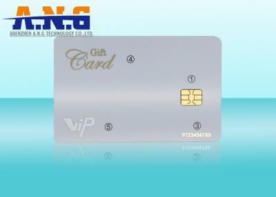 China Smart card do contato da impressão de ISO7816 CR80, cartão esperto de IC com a microplaqueta SLE4442 à venda