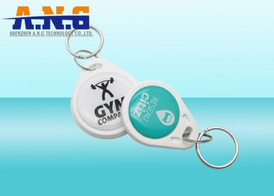 China Custom NFC RFID Key Fob 13.56mhz / Epoxy Smart Card For Access System for sale