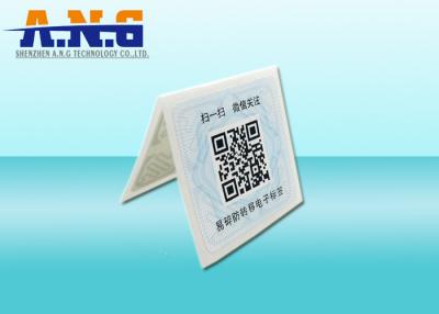 China Iso18000 Alien H3 Paper Passive Uhf Rfid Tag Label For Assets Tracking for sale