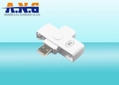 China ISO 7816 EMV PocketMate USB Type-A PC-Linked Smart Card Reader Writer en venta