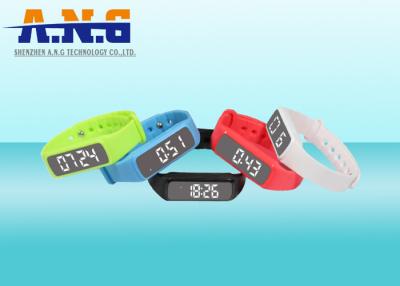 China Multifunction Hf Rfid Tags,Custom Printed Rfid Wristbands With Led Pedometer for sale