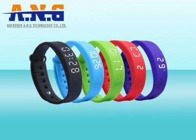 China USB Port HF Rfid Tags , Sport Rfid Silicone Wristbands with FM1108 chip for sale