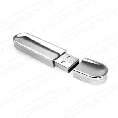 China Cap Metal USB Flash Drive Custom Logo, Graceful Company Gifts USB Flash Stick 1GB~64GB for sale