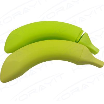 Chine Banque portative en plastique 2600mAh, cadeau promotionnel de puissance de banane pour le client de Fruit Company à vendre