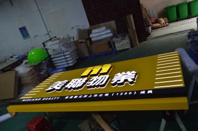 China La letra de la ronda 3D LED de PMS firma curso de la vida de la profundidad 35000hours de los 3-7.5cm en venta