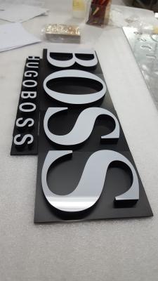China LED 3D Acrylic Letter Sign Board Color Customized RoHs Certificated for sale