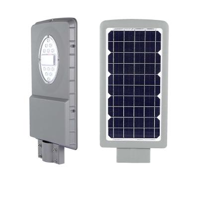 China 6500K 15AH Solar Powered Street Lamp , 1300lm All In One Led Solar Street Light for sale