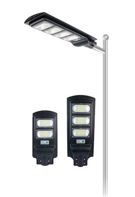 China 20AH 3000K Integrated Solar Street Lights Pole Wall Mounted 170lm/w With Sensor for sale