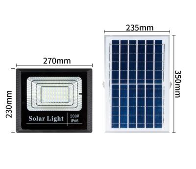 China Luces de inundación del panel solar de la cubierta 480lm LiFePO4 de la PC IP65 Waterpfoof 200W 16Wh en venta