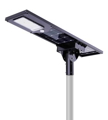 China 13000lm IP65 Type II All In One Bifacial Solar LED Street Light for sale