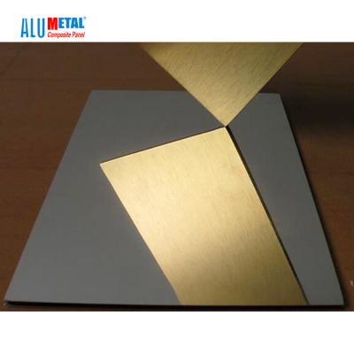 China AA3003 3mm Mirror ACP Aluminum Composite Panel Sheet Matt Finish for sale