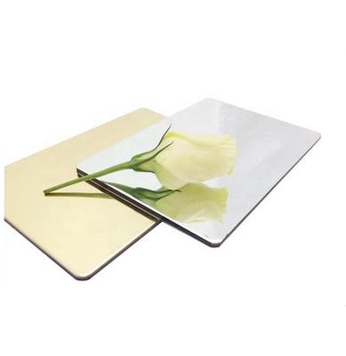 China Unbroken Anodized Mirror Aluminium Composite Panel Sheet CE ISO Certificates for sale