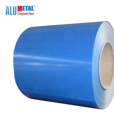 China 3 Layers Painted Aluminum Coil Coating Aluminum 1500mm Heat Resistant H22 Stucco Embossed SGS for sale
