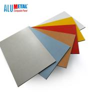 Chine matériau de construction composé en aluminium antibactérien de la feuille 1250mm du panneau ACP de 4mm PVDF à vendre