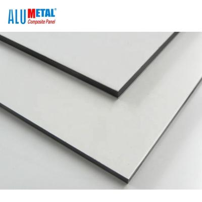 China 0.5mm Plastic 6000mm PE Aluminum Composite Panel Partition Panel Sheet Antistatic for sale