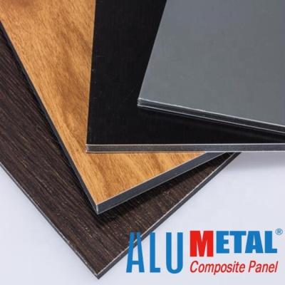 China 5800mm PE Aluminum Composite Panel  Printing ACP 2mm Black Aluminium Composite Sheet for sale