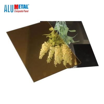China 2440mm 3mm Fire Rated Aluminium Composite Panel Sheet For Partition Anodized Surface for sale