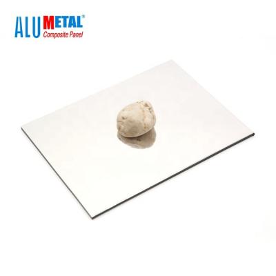 China 4mm Reflective Aluminium Composite Mirror Sheet 1570mm Alloy 1100 for sale