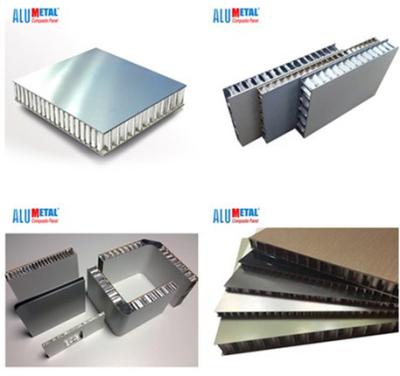 China 4 X 8 500mm 10000mm Aluminum Honeycomb Panel Marine 4mm Sandwich Panel SGS for sale