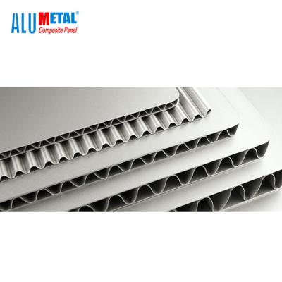 Китай Огнеупорное PE B1 гофрировало алюминиевые вставая на сторону панели статическое толстого алюминиевого листа 0,5 Mm анти- продается