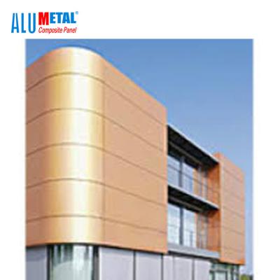 China 4mm 1000mm Aluminium Composite Panel Signage Metal Wall Panels 0.55mm for sale