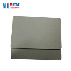 China 4mm Titanium Zinc Metal Composite Panel  Mould Proof Rheinzink 1000mm Bronze Finish for sale