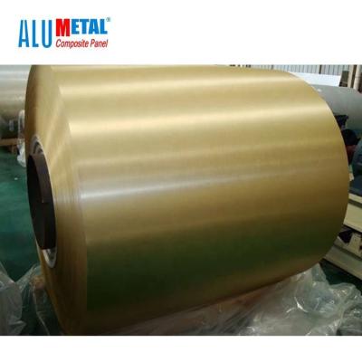 China Pre Painted Coated  Aluminum Coil Alloy 1050  Gutter 1240mm 10MM Cutting for sale