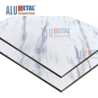 China 1500MM 3mm Marble Aluminum Composite Panel Interior Honeycomb Core Sandwich Panels AA1100 for sale