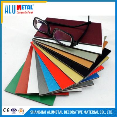 China Unbreakable LDPE Core Aluminum Cladding Panel 500mm PVDF Coating for sale
