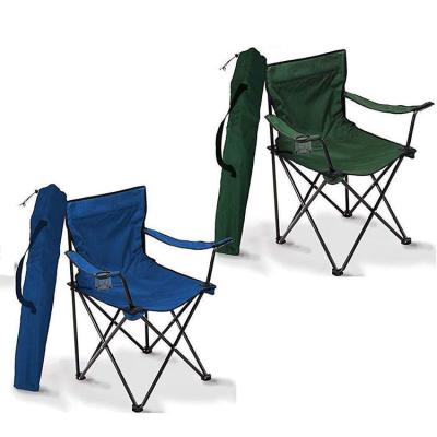 China Folding Portable Lightweight Camping Chair With Arm Cup Holder for sale
