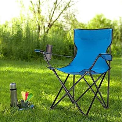 China 50x50x80cm Foldable Backpack Beach Chair Steel Pipe Oxford Cloth With Armrest for sale
