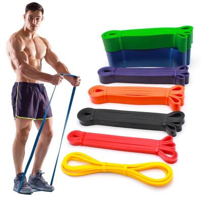 Chine Fitness Emulsion Stretching Resistance Band 9 size 5-255lbs Customized Logo à vendre